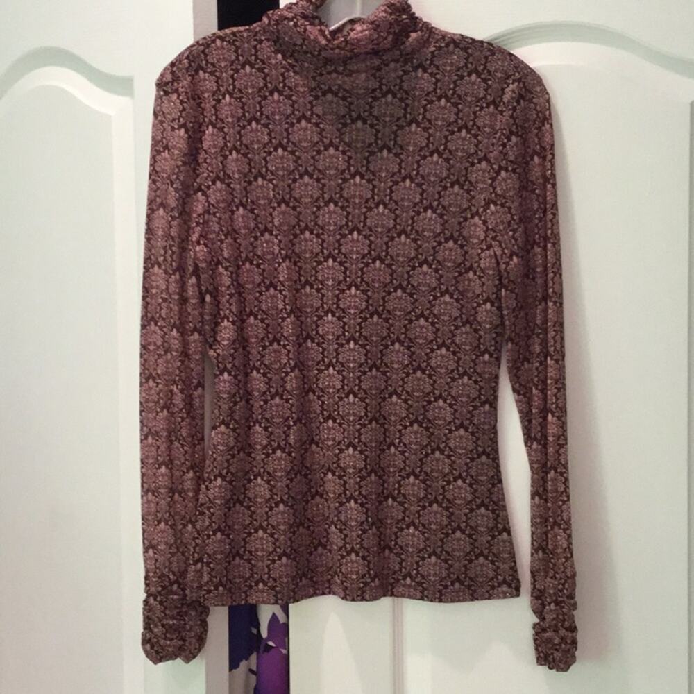 Inc L Brown soft pink gold stretch worn once